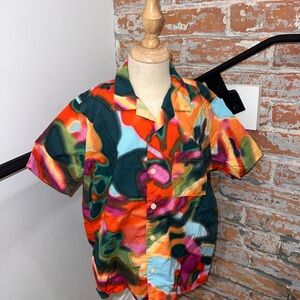 Colorful Abstract Short Sleeve Shirt